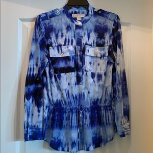 Michael Kors *Preowned* Tie Dye LS Shirt- Size M